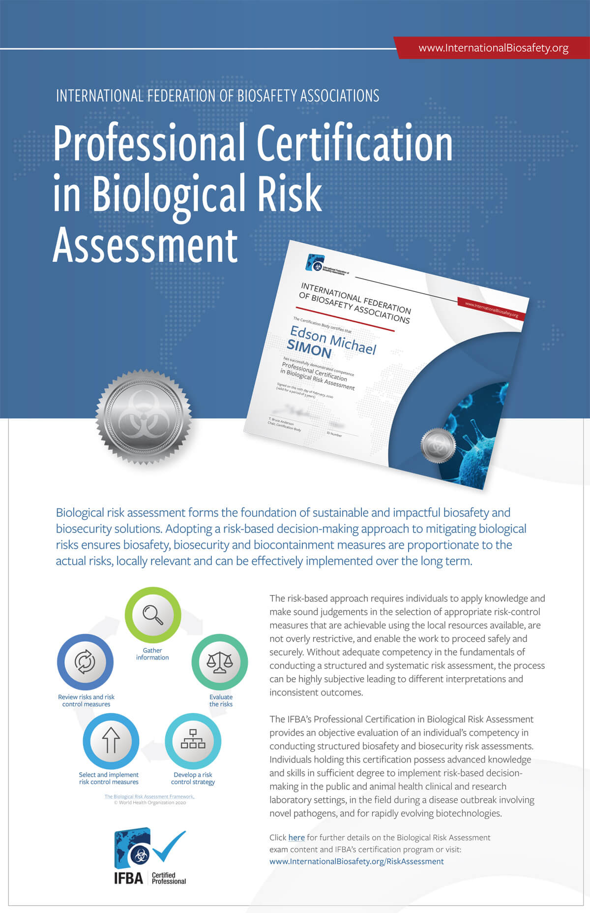 IFBA International Federation of Biosafety Associations » IFBA